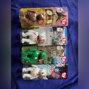 Beanie Babies 4/4 unopened
